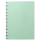 Mint Green Spiral Notitieboek – Elegant en minimal (Voorkant)