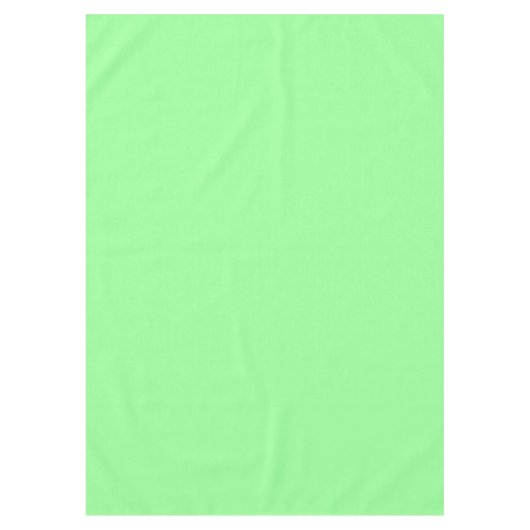 Mint Green Springtime Solid Color Tafelkleed (Voorkant)