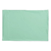 Mint Green Standard - Single Pillowcase Kussensloop (Achterkant)
