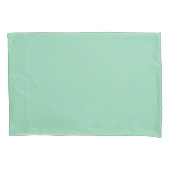 Mint Green Standard - Single Pillowcase Kussensloop (Voorkant)