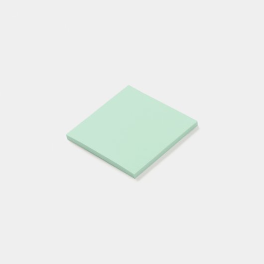 Mint Green Sticky Notes – Elegant & Functioneel (Schuin)