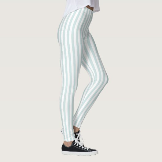 Mint Green Stripe Leggings (Rechts)