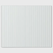 Mint Green Striped Baby shower Cadeaupapier (Vlak)