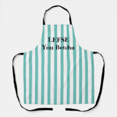 Mint Green Striped Lefse All-Over Print Schort (Voorkant)