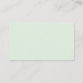 Mint Green Subtle Damask Wedding Place Cards Plaatskaartje (Achterkant)