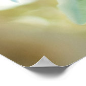 Mint Green SucculentCactus Flower Natuur Art afdru Poster (Hoek)