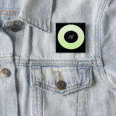 Mint Green Sweet 16 Vierkante Button 5,1 Cm (In situ)