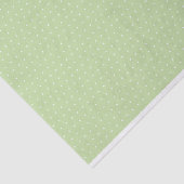 Mint Green Swiss Dot Tissue Paper Tissuepapier (Detail)