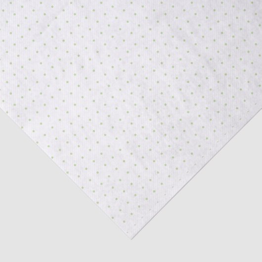 Mint Green Swiss Dot Tissue Paper Tissuepapier (Detail)