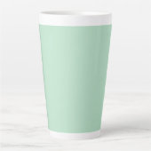 Mint Green Tall Latte Mok (Voorkant)
