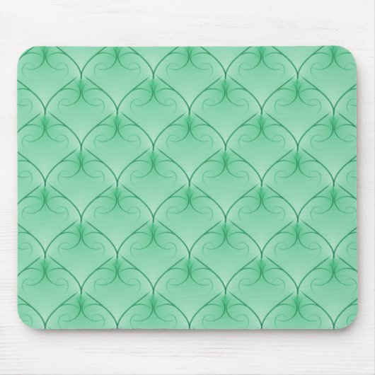 Mint Green Unparallelleed Elegance Mousepad Muismat (Voorkant)