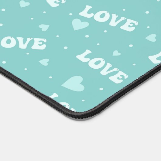 MINT GREEN VALENTIJN LOVE SCRIPT BUREAUMAT (Hoek)