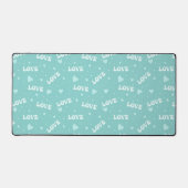 MINT GREEN VALENTIJN LOVE SCRIPT BUREAUMAT (Voorkant)