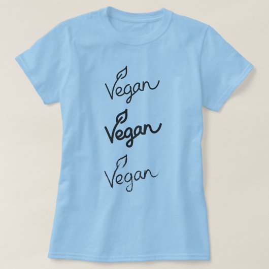 Mint Green Vegan T-shirt (Design voorkant)