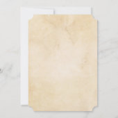 Mint Green Vintage Cowboy Birthday Uitnodiging (Achterkant)