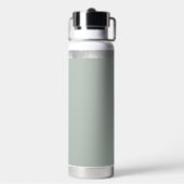 Mint green water bottle waterfles (Achterkant)