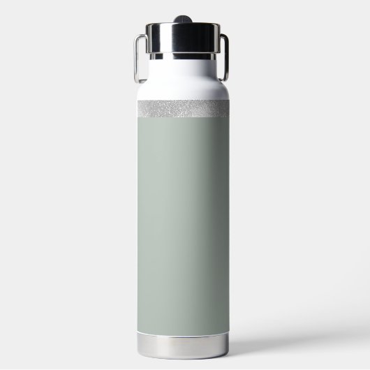Mint green water bottle waterfles (Voorkant)