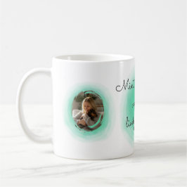 Mint Green Watercolor Dachshund - Custom Name Koffiemok