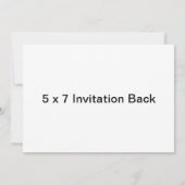 Mint Green Waterverf bruiloft uitnodiging (Achterkant)