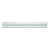  Mint Green White Polka Dots Lace Pattern Satijnen Lint (Voorkant)