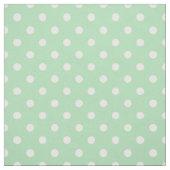 Mint Green & White-Stippen | Stof (Swatch)