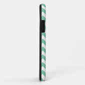 Mint Green & White Trendy chevron patroon iPhone 5 Case-Mate iPhone Case (Achterkant/rechts)