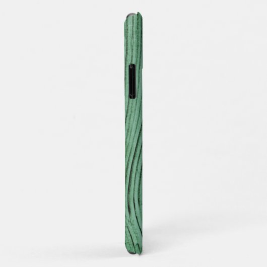 Mint Green Wood Grain Print Case-Mate iPhone Case (Achterkant/rechts)