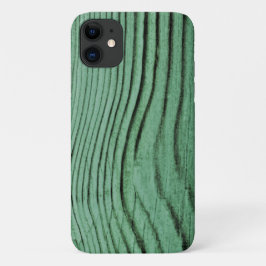 Mint Green Wood Grain Print Case-Mate iPhone Case