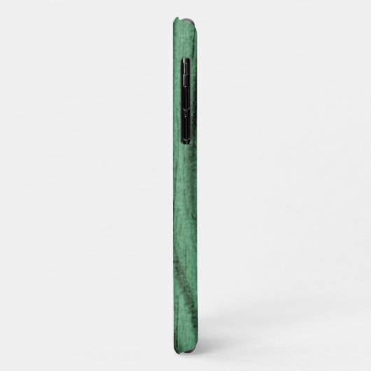 Mint Green Wood Grain Print Case-Mate iPhone Case (Achterkant/links)