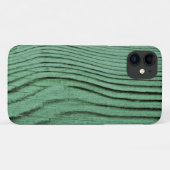Mint Green Wood Grain Print Case-Mate iPhone Case (Achterkant (horizontaal))