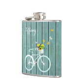  Mint Green Wood Kijk Drink kolf Heupfles (Links)