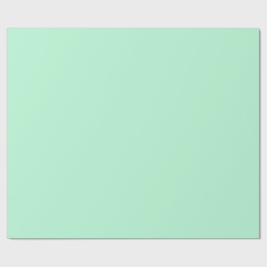 Mint Green Wrapping Paper Cadeaupapier (Vlak)
