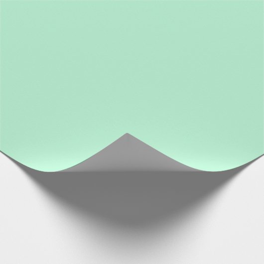 Mint Green Wrapping Paper Cadeaupapier (Hoek)