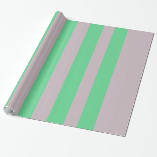 Mint Green Wrapping Paper Cadeaupapier (Uitgerold)