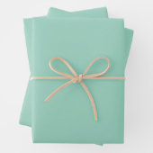 Mint Green Wrapping Paper Soft Pastel Gift Wrap (In situ)