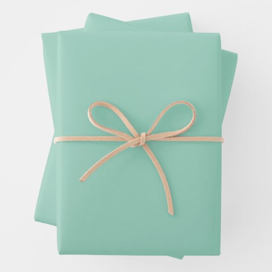 Mint Green Wrapping Paper Soft Pastel Gift Wrap