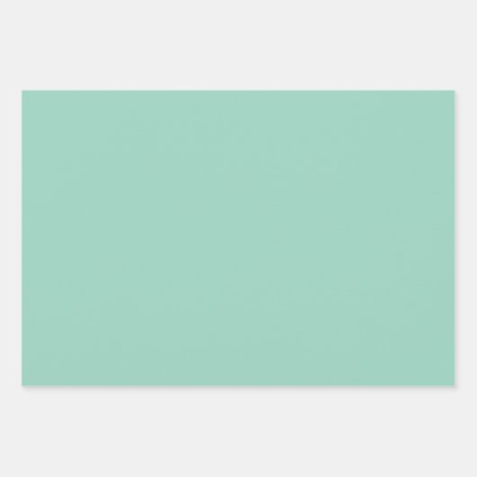 Mint Green Wrapping Paper Soft Pastel Gift Wrap (Voorkant)