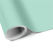 Mint Green Wrapping Paper Soft Pastel Gift Wrap Cadeaupapier (Rol Hoek)