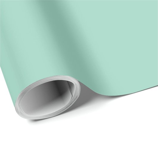 Mint Green Wrapping Paper Soft Pastel Gift Wrap Cadeaupapier (Rol Hoek)