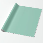 Mint Green Wrapping Paper Soft Pastel Gift Wrap Cadeaupapier (Uitgerold)