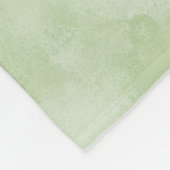 Mint Green Yellow Daffodil Flowers Fleece Deken (Hoek)