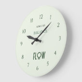 Mint Green Yoga Grote Klok (Hoek)