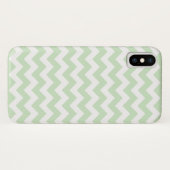 Mint Green Zig Zag Pattern Case-Mate iPhone Case (Achterkant (horizontaal))
