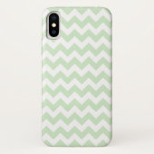 Mint Green Zig Zag Pattern Case-Mate iPhone Case (Achterkant)
