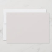 Mint Grey Hearts Bunny Baby Shower Invitaties Kaart (Achterkant)