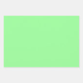 Mint Groen effen kleur inpakpapier vellen (Voorkant 2)