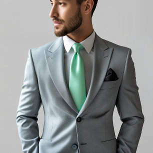 Mint groen - effen kleur stropdas