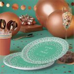 Mint Groen Elegant Bruiloft Feesten Wit Kant Papieren Bordje<br><div class="desc">Ongeacht het type bruiloft dat men wenst, zijn deze uniek ontworpen en aanpasbare producten hier om de planning van de bruiloft gemakkelijker te maken en de feesten veel leuker voor iedereen! #zazzlemade #wedding #weddingplanner #weddingideas #weddingdecor #bride #bachelorparty #bachelorette #weddingparty #weddingreception #bridalparty #weddingdress #verloving label #couple #groom #bridetobe #events #weddingday #bridesmaids...</div>