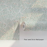 Mint Groen en Stoffig Roze Shell Art Deco Behang<br><div class="desc">Voeg een vleugje elegantie toe aan uw huis met deze Mint Green en Dusty Pink Shell Art Deco Wallpaper. Dit prachtige ontwerp heeft een ingewikkeld patroon van waaiervormige schelpen in een serene mintgroen, geaccentueerd met subtiele hints van verbrand/stoffig roze en wit. Geïnspireerd door de klassieke Art Deco stijl, combineert het...</div>