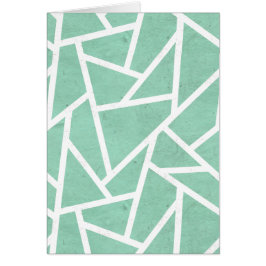 Mint groen en wit mozaïekpatroon